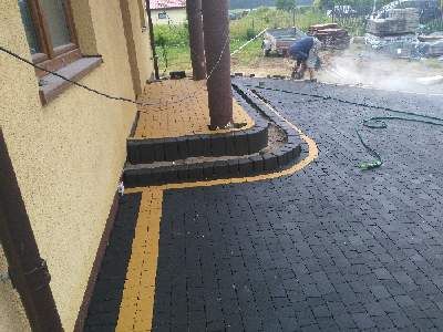 Piła układanie brukowej kostki