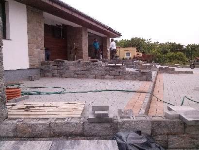 tanie układanie brukowej kostki Chodzież