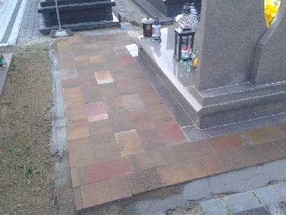 Chodzież firmy układanie brukowej kostki