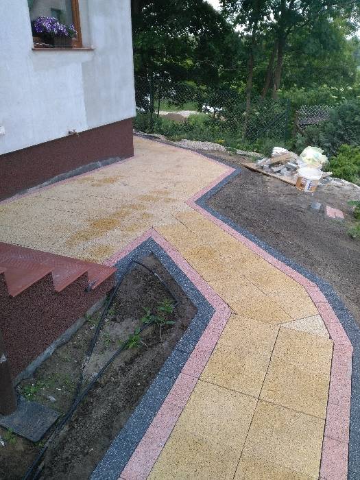 kostka brukowa ukladanie Chodziez